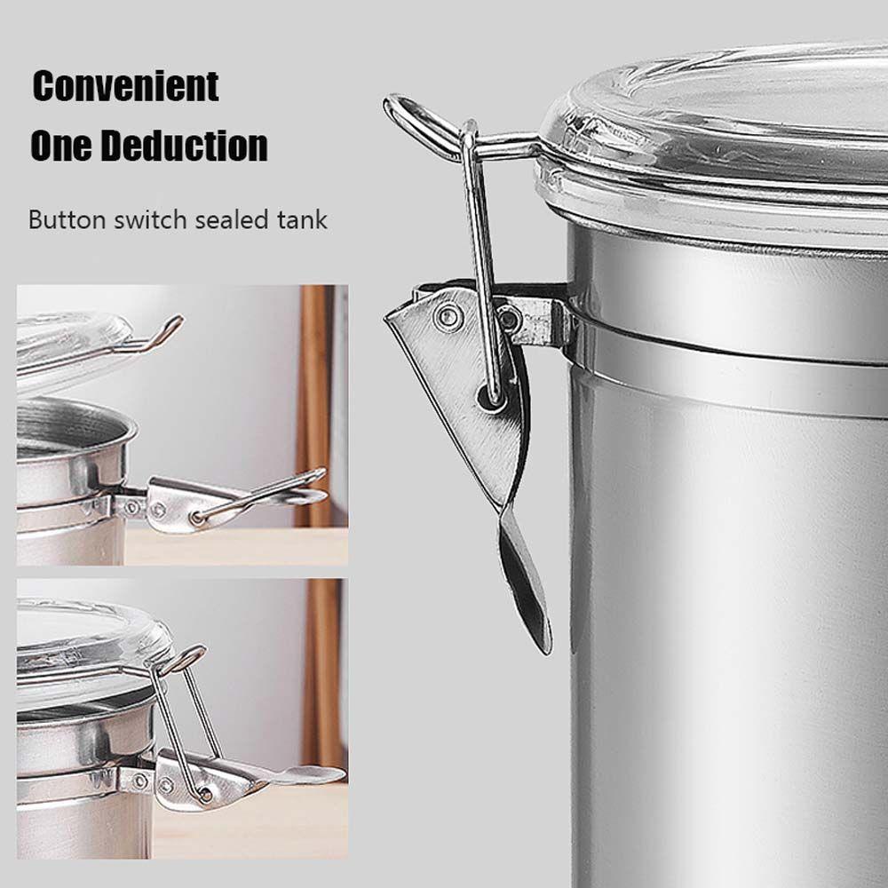 SJJL Hũ Đựng Hạt Cà Phê / Đường / Bột Khô Có Nắp Đậy Kín Tiện