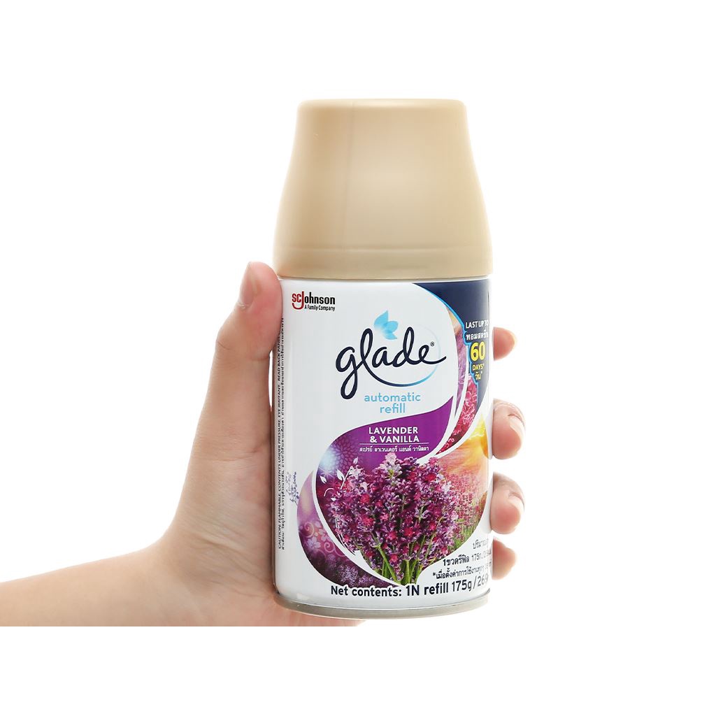 Bình Xịt Glade Hương Lavender Và Vanilla 269ml / Bình