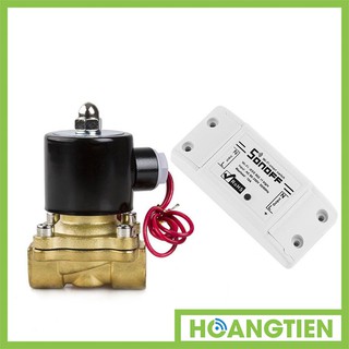 Bộ van điện từ phi 21 điều khiển qua wifi HT-WVT1