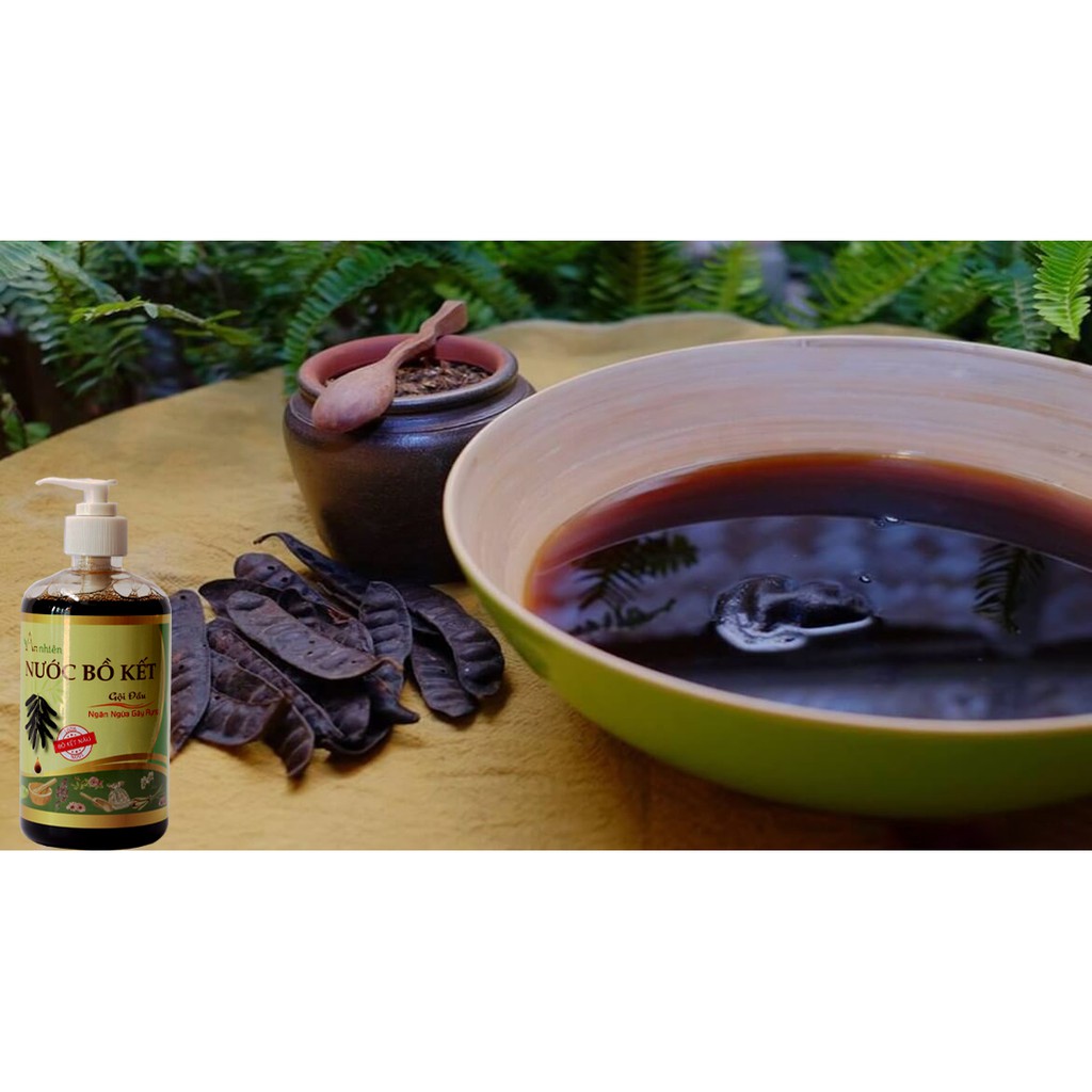 Nước Bồ Kết Gội Đầu, Sạch gàu, nấm, ngứa da đầu, giảm rụng tóc, kích thích mọc tóc An Nhiên