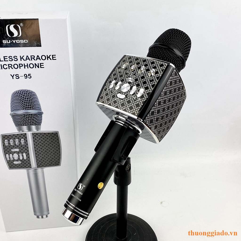 [Mã ELHACE giảm 4% đơn 300K] Mic Karaoke kèm loa bluetooth SU-YOSD YS-95 chính hãng