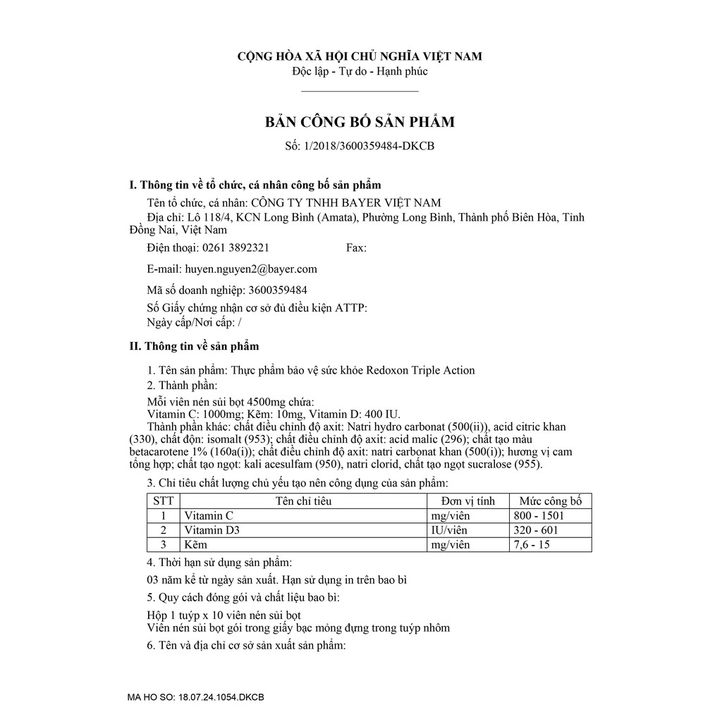 Viên Sủi Bổ Sung Vitamin C,D Và Kẽm Redoxon Triple Action (Tuyp 10 Viên) | BigBuy360 - bigbuy360.vn