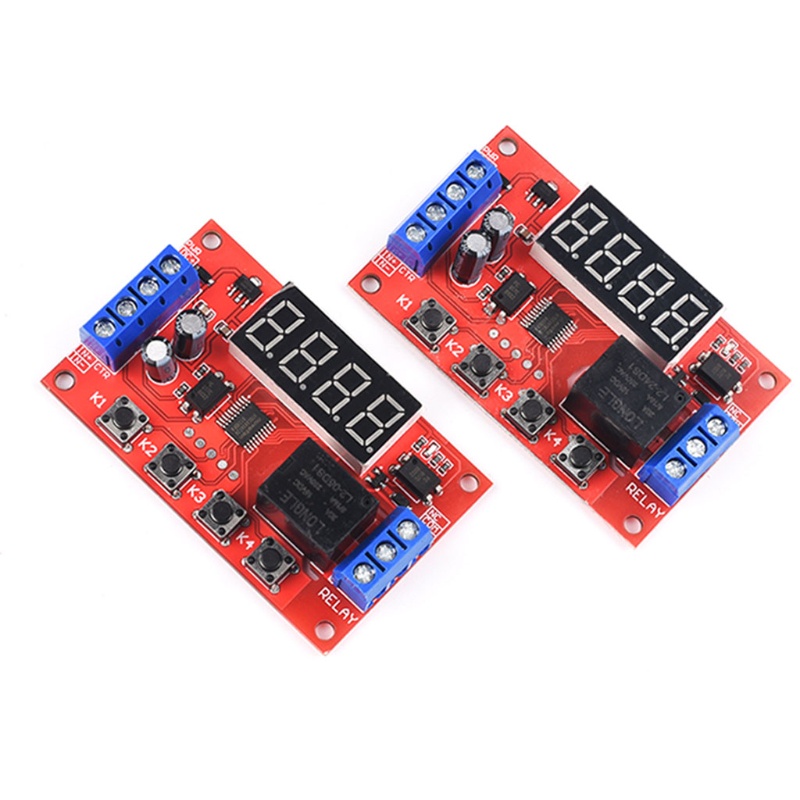 Mô Đun Rơ Le Điều Khiển Hẹn Giờ Kỹ Thuật Số DC 5V 12V 24V LED