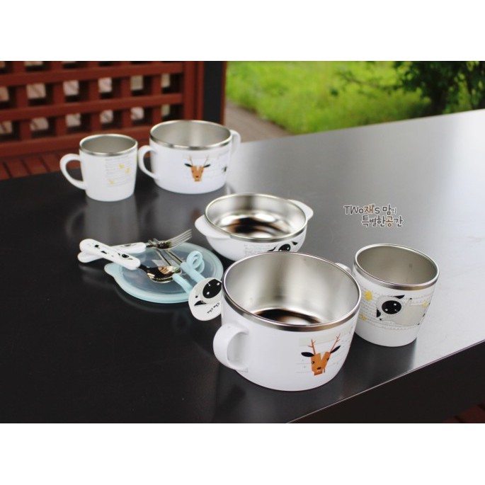 TÔ ĂN BẰNG THÉP CAO CẤP KHÔNG GỈ STENLOCK HÀN QUỐC CHO BÉ