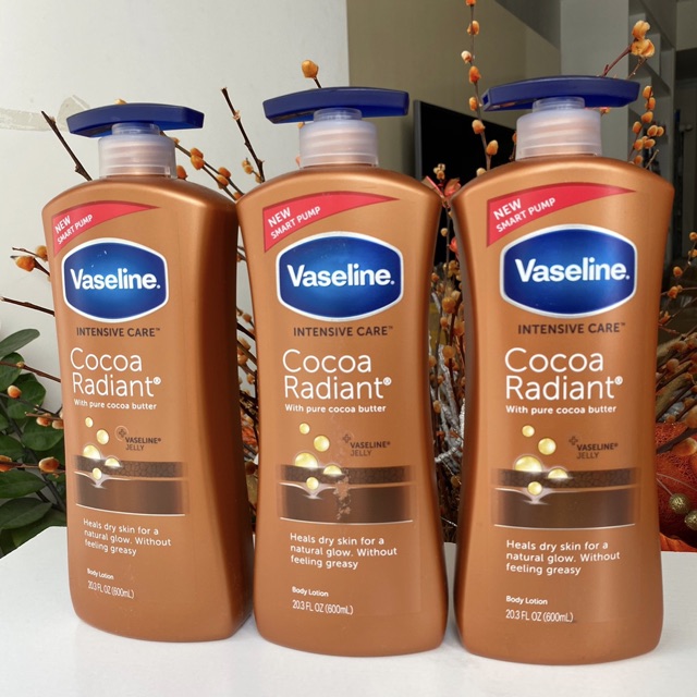 Sữa Dưỡng thể Vaseline Intensive Care 725ml 4 màu Vàng - Hồng - Xanh lá - Nâu