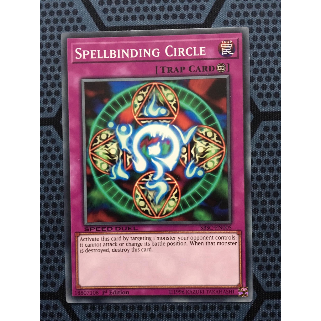 Bài yugioh speed duel - Spellbinding Circle - SBSC SS04