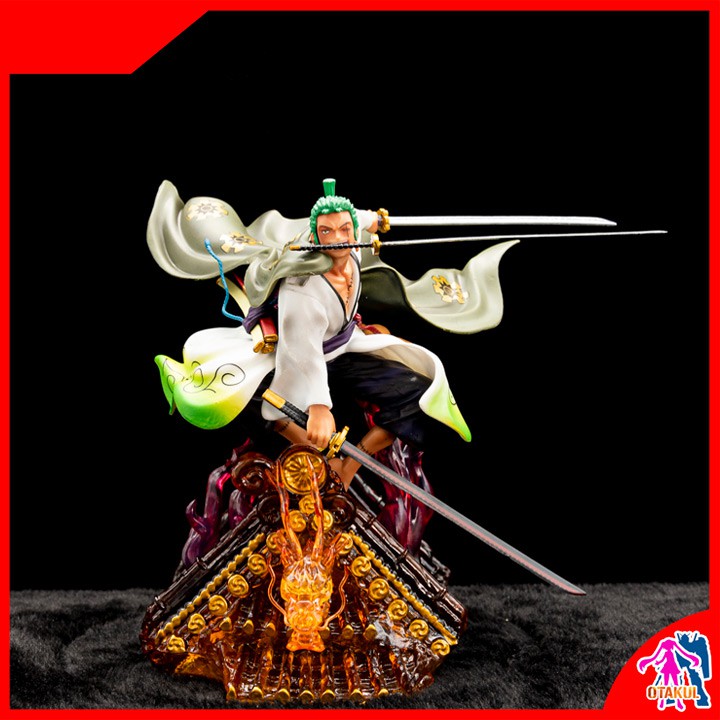 Mô Hình One Piece Wano - Rononoa Zoro (Có Đèn)