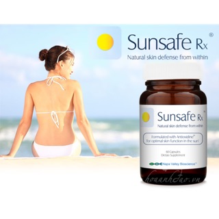 Viên uống chống nắng Sunsafe Rx làm trắng da 30v/60v