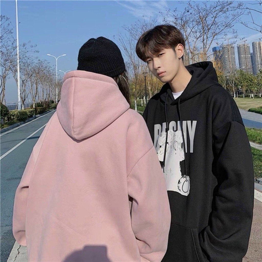 Áo Khoác Hoodie Nỉ Ngoại In Gấu Forrm Rộng Unisex Nam Nữ