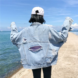 Áo khoác demi rách ulzzang (ẢNH THẬT Ở CUỐI)