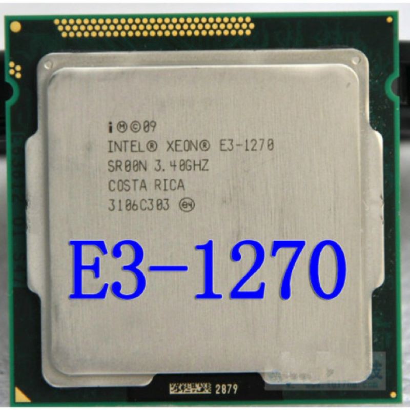 Intel Xeon E3-1270 - 4 Core 8 Threads 8M Cache