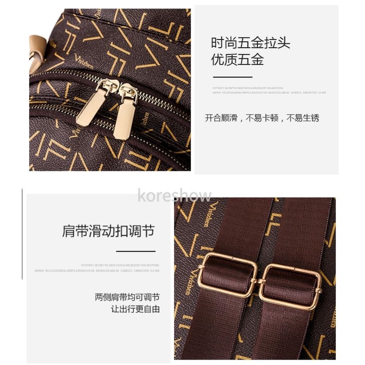 Balo đeo vai bằng da thời trang sành điệu cho nữ