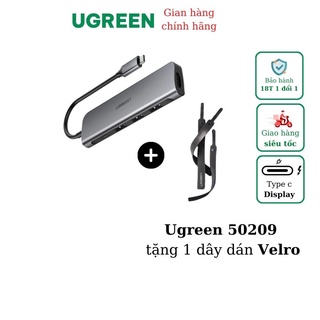 Bộ chuyển type c to hdmi + hub usb 3.0 ugreen 50209