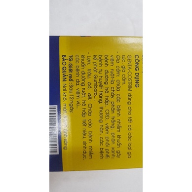 Gói 50g gentacosstrim hỗ trợ vật nuôi đi ngoài