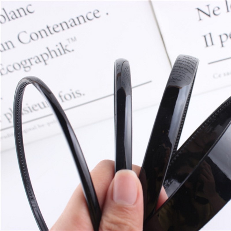 Cài tóc co giãn chống trượt màu sắc đơn giản thời trang Hàn Quốc cho nữ