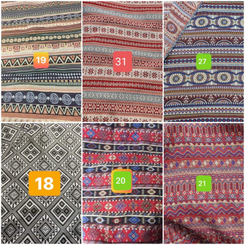 Thảm treo tường họa tiết thổ cẩm kích thước 1m x1,5m