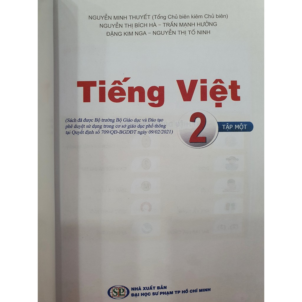 Sách Giáo Khoa Tiếng Việt 2 tập 1 - Cánh Diều (Kèm bao sách)