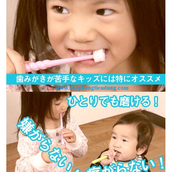 Combo 10 Bàn Chải Đánh Răng 360 Độ Higuchi Cho Bé Made in Japan