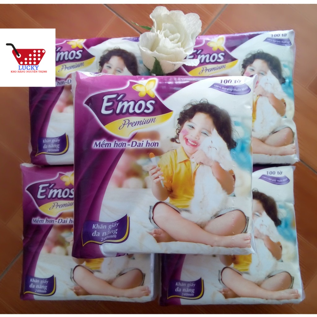 COMBO 10 GÓI Giấy vuông Emos, kích thước 330x330 mm,