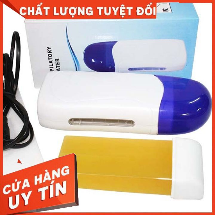 (Tặng kèm sáp) Máy Wax Lông nóng, Máy wax lông sử dụng điện, êm , cách điện an toàn - sáp mật ong