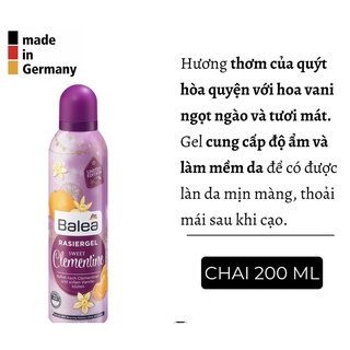 Bọt, gel cạo lông Balea hàng Đức