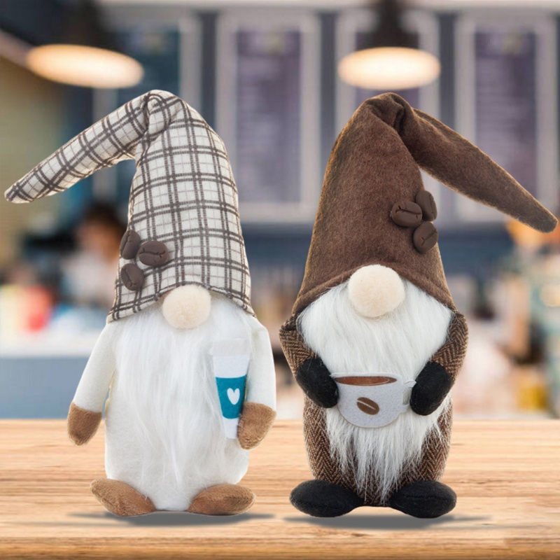 Phụ Kiện Trang Trí Nhà Cửa Hình Chú Lùn Ma Cà Phê Blala Gnome Handmade Độc Đáo