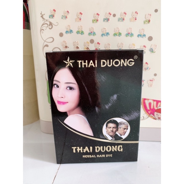 SALE ❤️❤️ LẺ 1 GÓI NHUỘM TÓC MÀU ĐEN CÒN HÀNG CHÍNH HÃNG SAO THÁI DƯƠNG date mới