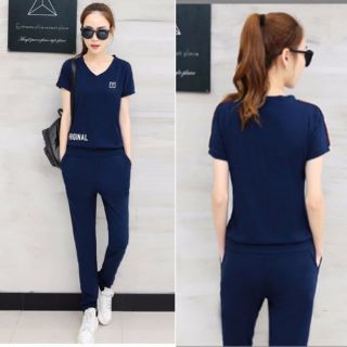 Set bộ thể thao cổ tim