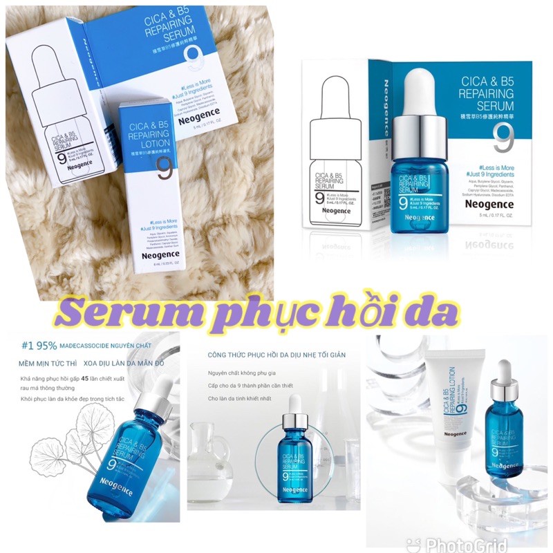 Sữa dưỡng phục hồi tái tạo da B5 Neogence