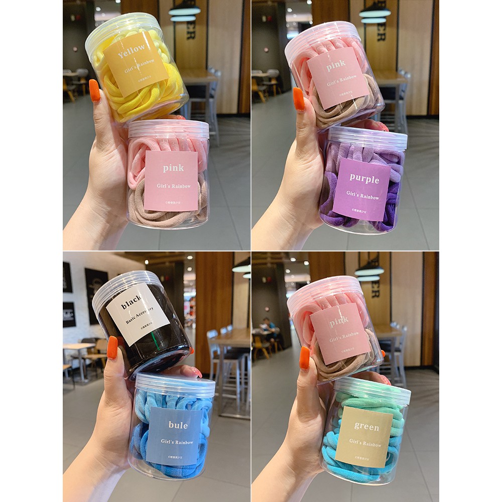 Dây Buộc Tóc Co Giãn Nhiều Màu Thời Trang Hàn Quốc