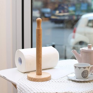 Cây để giấy cuộn bằng gỗ POSA cao 31cm