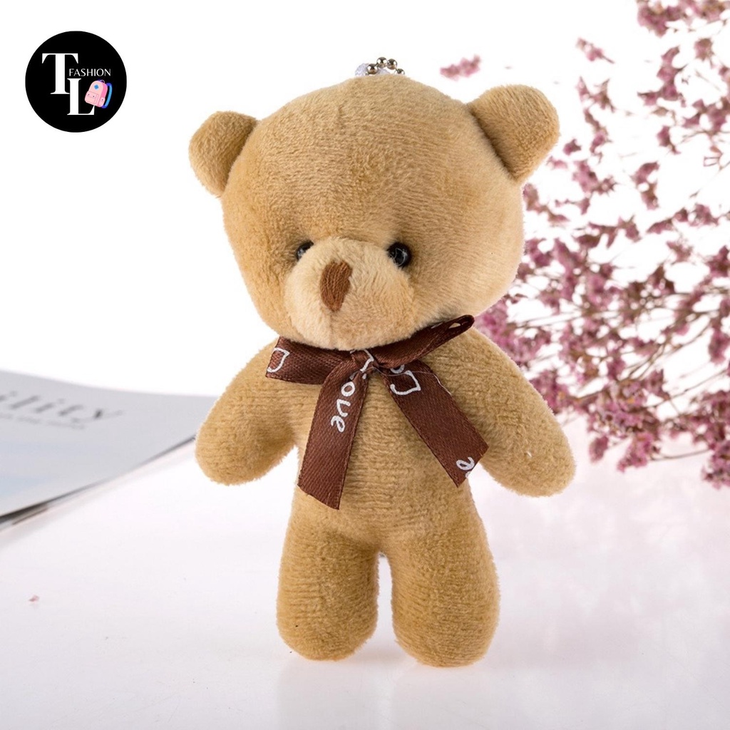 Móc khóa gấu bông treo balo túi xách siêu xinh giá cực rẻ-TL