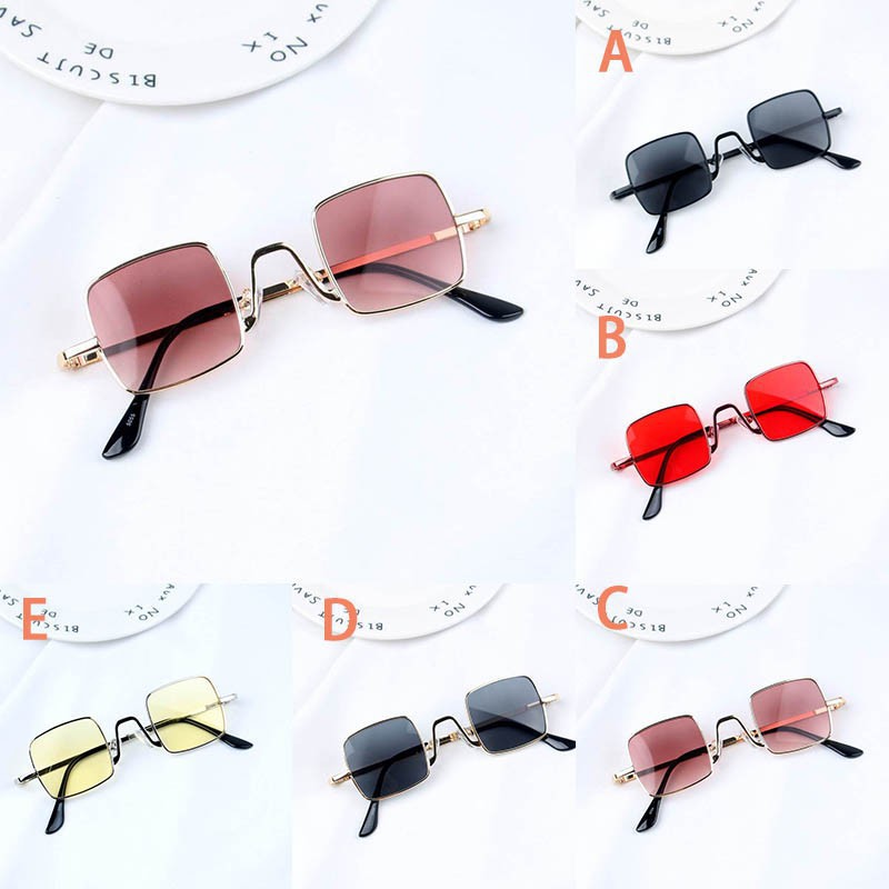 Kính mát gọng vuông chống tia UV kiểu dáng retro dùng cho trẻ nhỏ