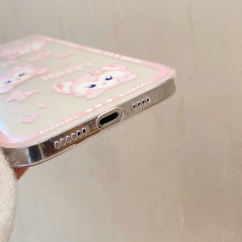 Oppo A15 A15S A16 A74 A95 A54 A53 A33 A52 A72 A92 A31 A9 A5 2020 Reno 7 6 5 4 Z F 5F 4F 2Z 2F 4G 5G F11 F9 Realme C15 8 U1 2 Pro Cute Clear Cartoon Lina Bell Shockproof Soft Phone Case HLJ 07