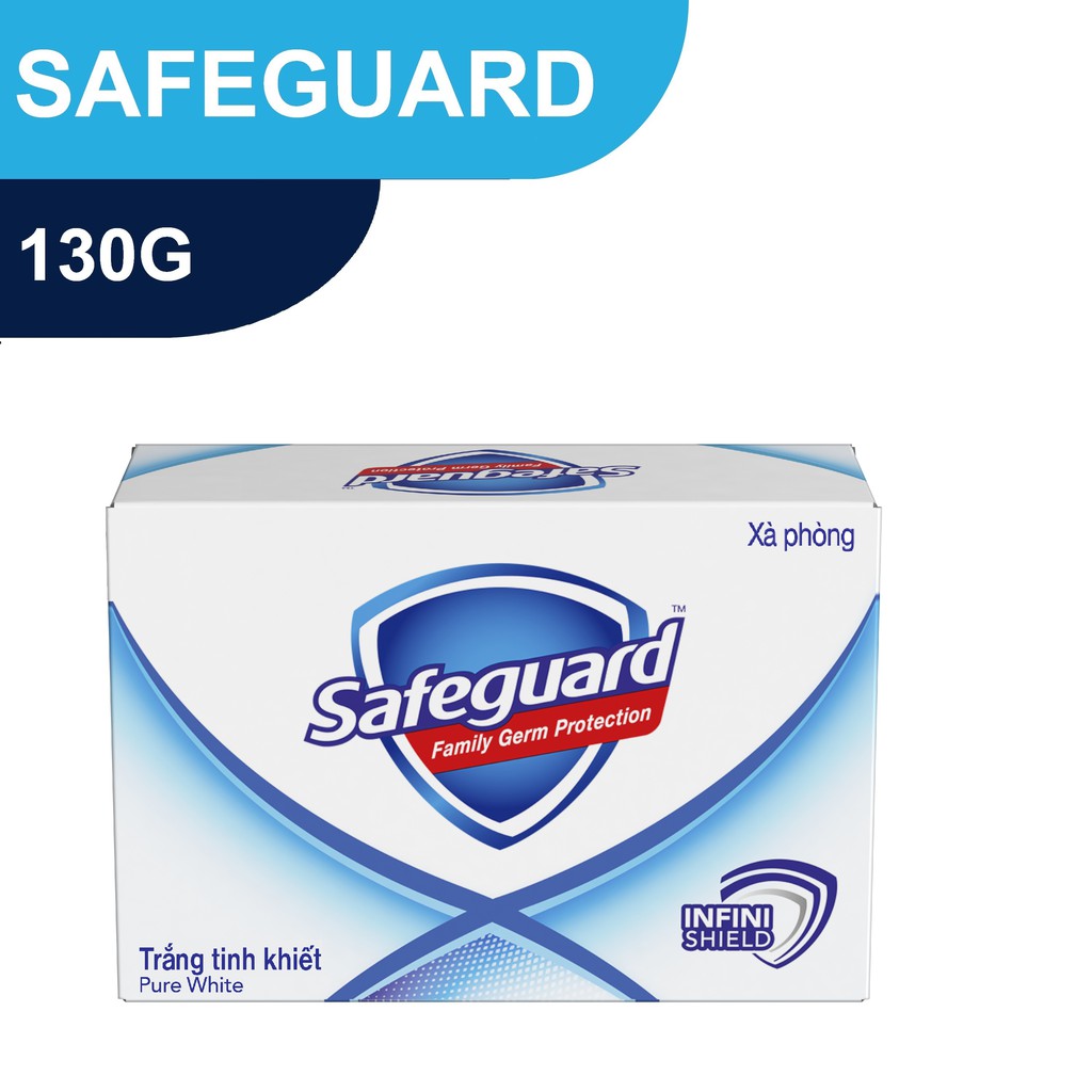 Xà Bông Tắm Diệt Khuẩn Safeguard Trắng 130g