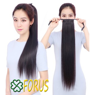 Tóc cột đuôi thẳng 60cm ❤️FREESHIP❤️ tóc giả buộc đuôi thẳng, buộc tóc giả Sỉ 40k