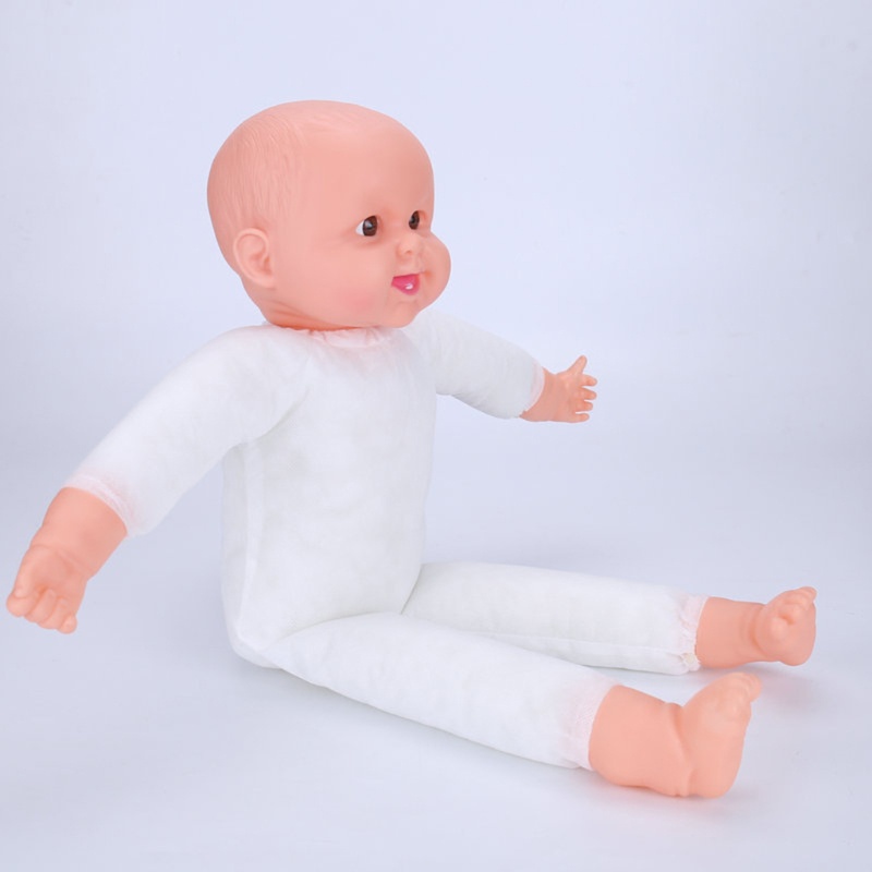 Búp Bê Em Bé Đang Ngủ 50cm Mềm Mại Giống Thật Hình Mặt Cười