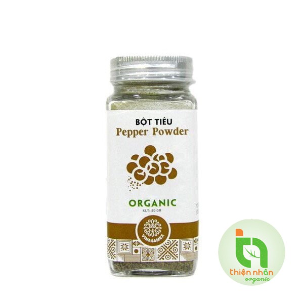 Bột tiêu hữu cơ Vinasamex 50g - Vinasamex organic pepper powder 50g