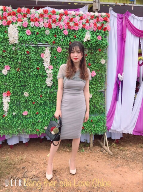 Đầm dự tiệc body lưới trễ vai / Đầm dự tiệc thiết kế | BigBuy360 - bigbuy360.vn