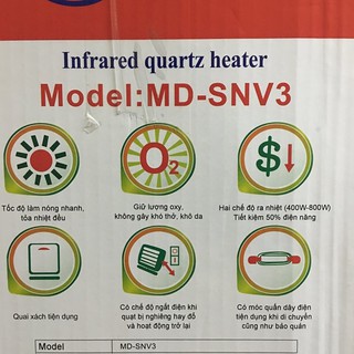 Quạt sưởi NK Media MD-SNV3