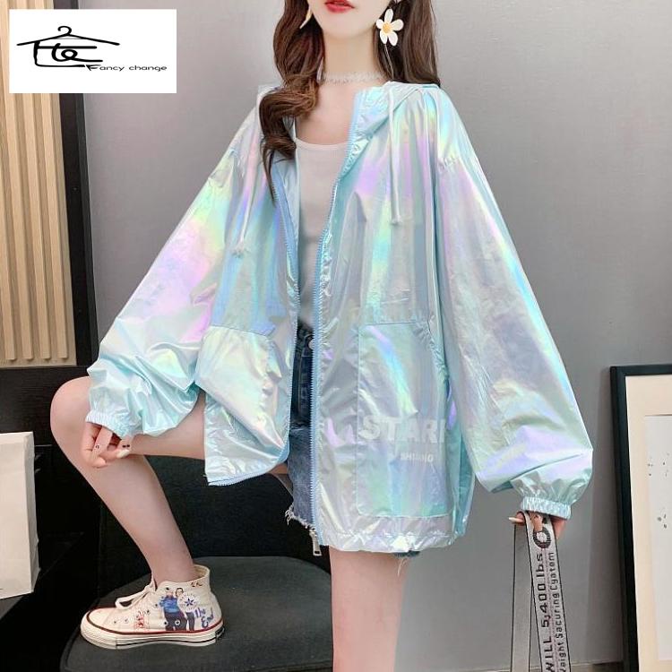 Áo Khoác Chống Nắng Tay Dài Dáng Rộng Thoáng Khí Thời Trang Mùa Hè Hàng Mới Dành Cho Bạn Nữ 2022