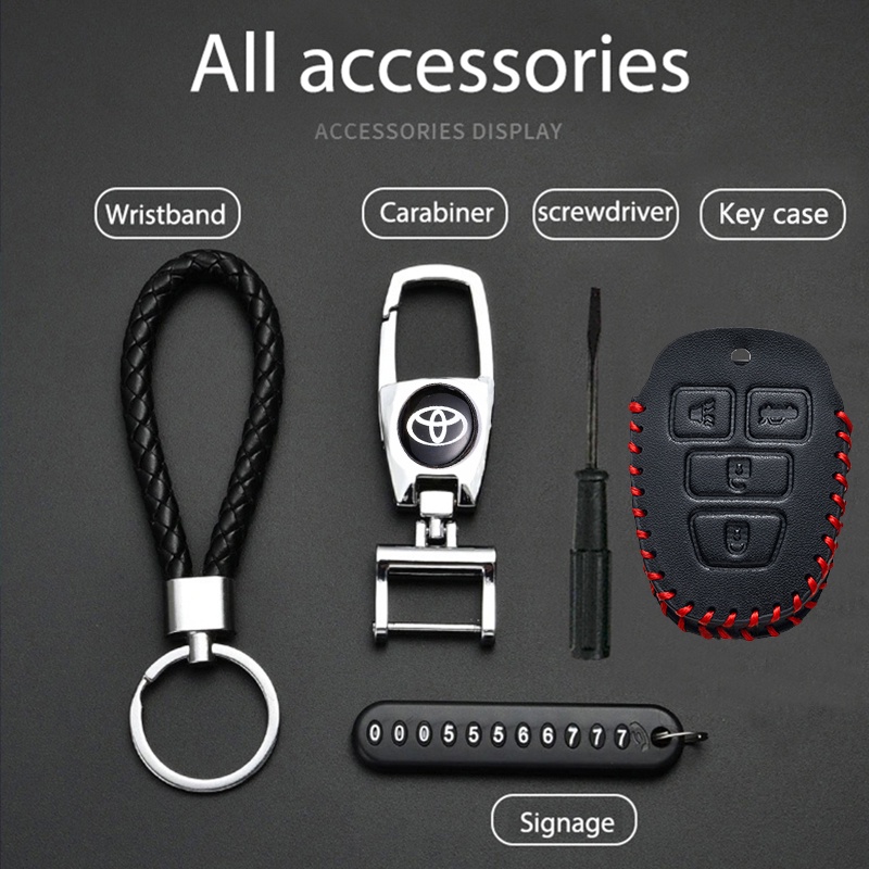 2 /3/4nút , bọc chìa khoá Toyota Vios , Yaris 2012 - 2022