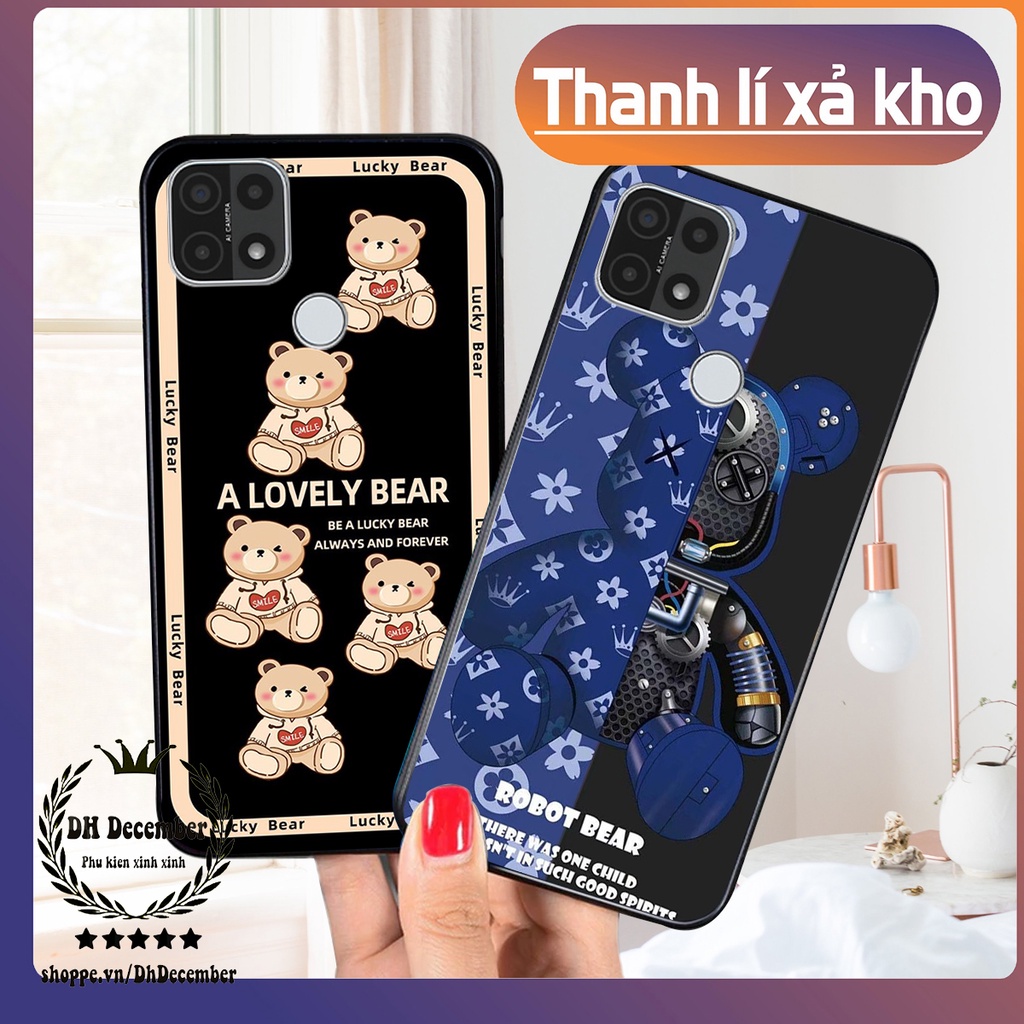 Ốp lưng Oppo A15 / A15S in hình 3D lucky, gấu Beer xinh xắn - KHÔNG NÊN BỎ LỠ
