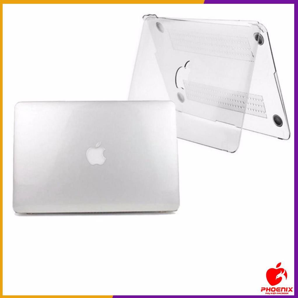 Case Macbook Air 13" ( 2018-2021)  A1932 , A2179 , A2337  trắng trong 2 màu (Tặng kèm Nút chống bụi + bộ chống gãy sạc)