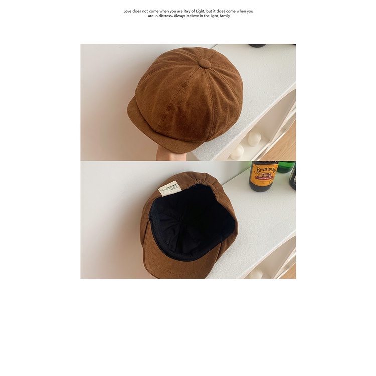 Mũ Beret Đơn Giản Phong Cách Retro Nhật Bản Cho Nữ