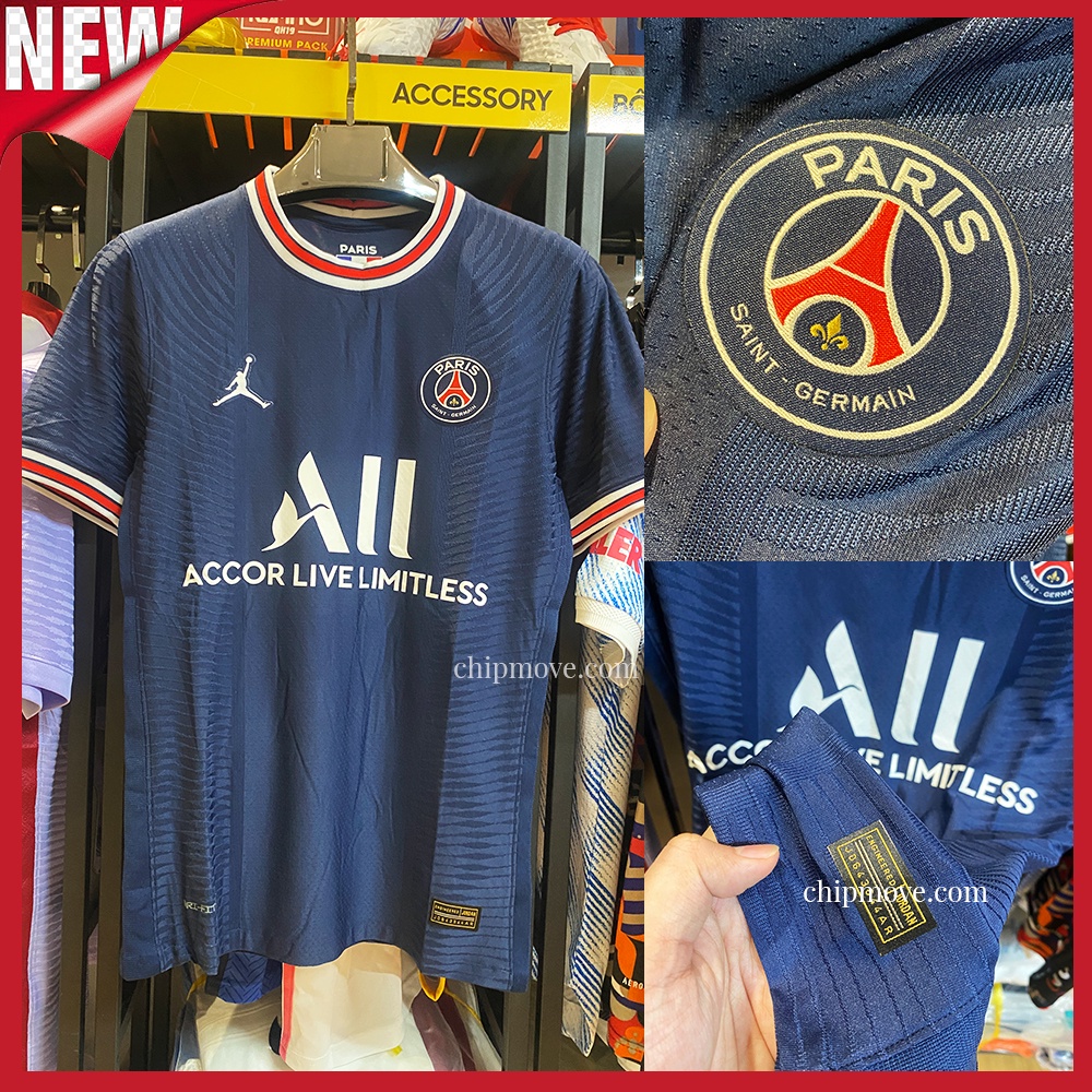 Áo bóng đá PSG Xanh đen Player sân nhà Thái cao cấp