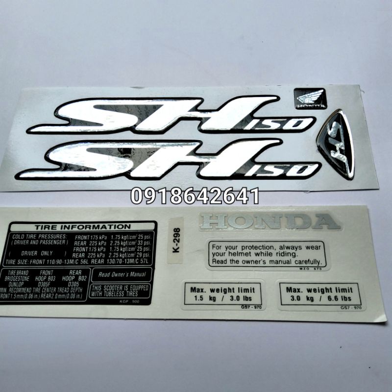 Bộ tem chữ Sh 150 việt đời 2008 kèm thông số như zin