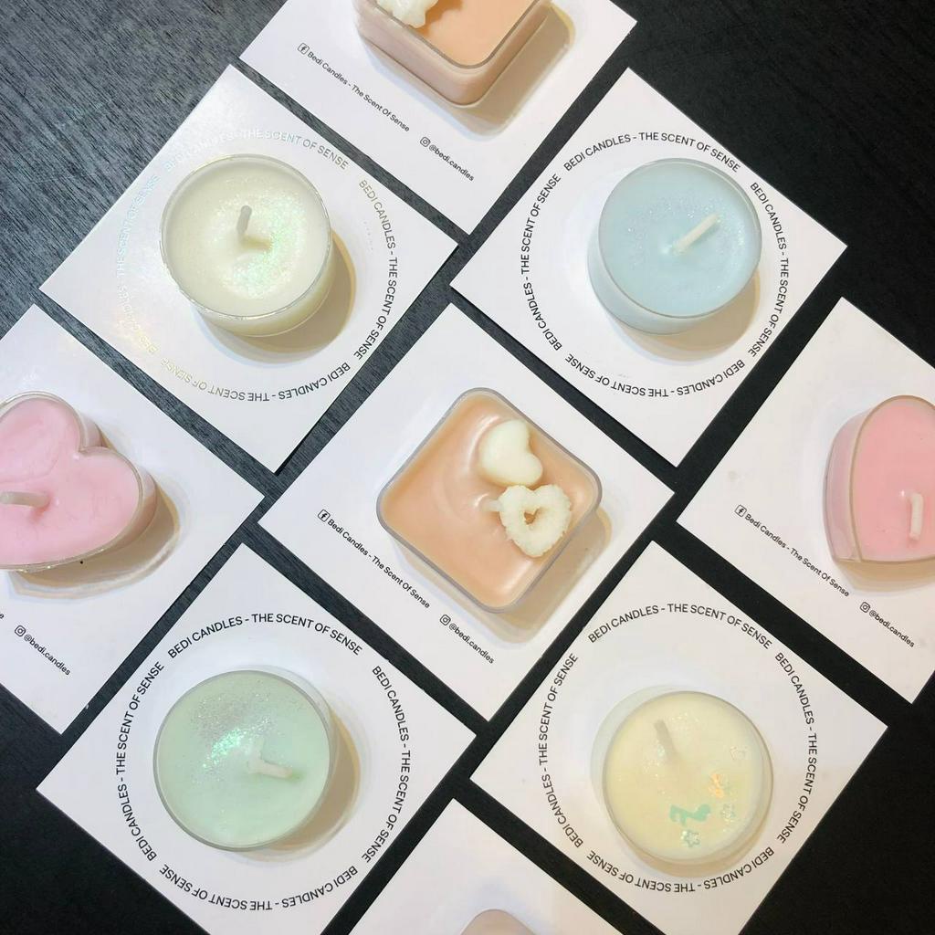 Nến tealight trang trí bàn trà - an toàn cho người sử dụng