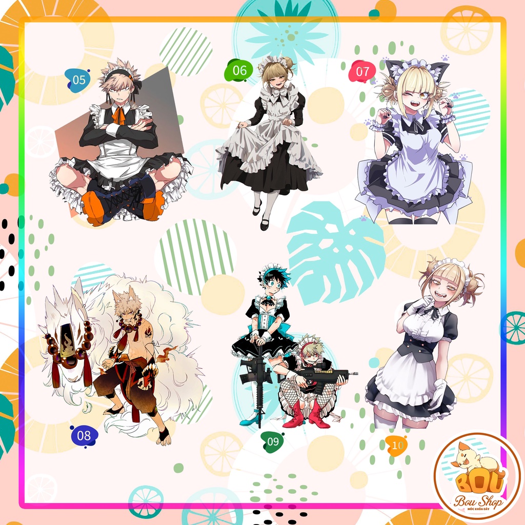 Tượng đứng Standee Boku no hero academy - học viện anh hùng Acrylic Mica anime theo yêu cầu