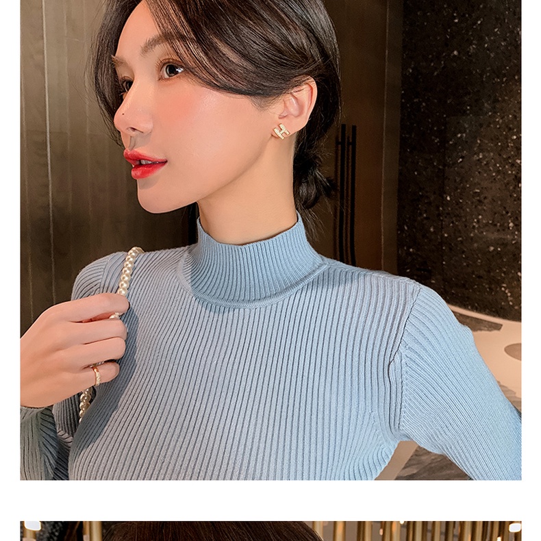 Khuyên tai bạc thiết kế chữ H đơn giản thời trang mùa hè cho nữ